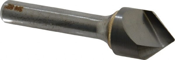 Atrax - 3/4" Head Diam, 3/8" Shank Diam, 1 Flute 82° Solid Carbide Countersink - Americas Industrial Supply