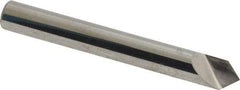 Atrax - 1/4" Head Diam, 1/4" Shank Diam, 1 Flute 90° Solid Carbide Countersink - Bright Finish, 2" OAL, Single End, Straight Shank, Right Hand Cut - Americas Industrial Supply