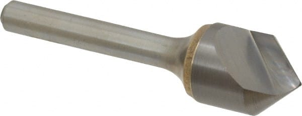 Atrax - 5/8" Head Diam, 1/4" Shank Diam, 1 Flute 90° Solid Carbide Countersink - Americas Industrial Supply