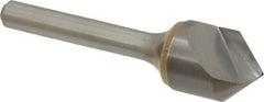 Atrax - 5/8" Head Diam, 1/4" Shank Diam, 1 Flute 90° Solid Carbide Countersink - Americas Industrial Supply