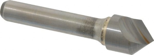 Atrax - 5/8" Head Diam, 3/8" Shank Diam, 1 Flute 90° Solid Carbide Countersink - Americas Industrial Supply