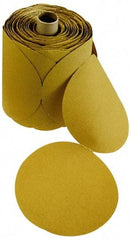 3M - 5" Diam, 150 Grit Ceramic Adhesive PSA Disc - Very Fine Grade, Blue, J Weighted Backing, Flexible, Use with Random Orbital Sanders - Americas Industrial Supply