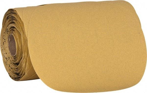 3M - 6" Diam, 180 Grit Aluminum Oxide Adhesive PSA Disc - Very Fine Grade, Yellow, C Weighted Backing, Flexible, Use with Random Orbital Sanders - Americas Industrial Supply