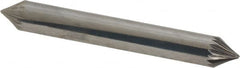 Atrax - 1/4" Cut Diam, 1/4" Shank Diam, Taper Head Single Cut Burr - Carbide, Radius End, 3/16" LOC, 2" OAL - Americas Industrial Supply