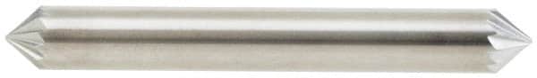 Atrax - 1/4" Cut Diam, 1/4" Shank Diam, Cone Head Single Cut Burr - Carbide, Point End, 1/8" LOC - Americas Industrial Supply