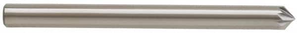 Atrax - 1/8" Cut Diam, 1/8" Shank Diam, Cone Head Single Cut Burr - Carbide, Point End, 1/16" LOC, 1-1/2" OAL - Americas Industrial Supply
