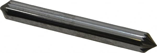 Atrax - 1/4" Cut Diam, 1/4" Shank Diam, Cone Head Single Cut Burr - Carbide, Point End, 1/8" LOC, 2" OAL - Americas Industrial Supply