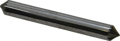 Atrax - 1/4" Cut Diam, 1/4" Shank Diam, Cone Head Single Cut Burr - Carbide, Point End, 1/8" LOC, 2" OAL - Americas Industrial Supply
