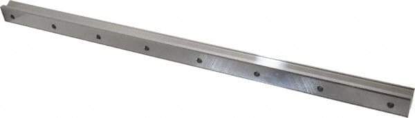 THK - 600mm OAL x 28mm Overall Width x 23mm Overall Height Horizontal Mount SSR Rail - 80mm Between Holes, 7 x 11 x 9mm Hole Size - Americas Industrial Supply