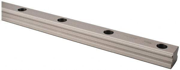 THK - 1,000mm OAL x 28mm Overall Width x 23mm Overall Height 4 Way SHS Rail - 80mm Between Holes, 9 x 14 x 12mm Hole Size - Americas Industrial Supply