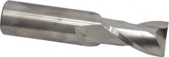 Atrax - 7/8", 1-1/2" LOC, 7/8" Shank Diam, 4" OAL, 2 Flute, Solid Carbide Square End Mill - Single End, Uncoated, Spiral Flute, 30° Helix, Centercutting, Right Hand Cut, Right Hand Flute - Americas Industrial Supply