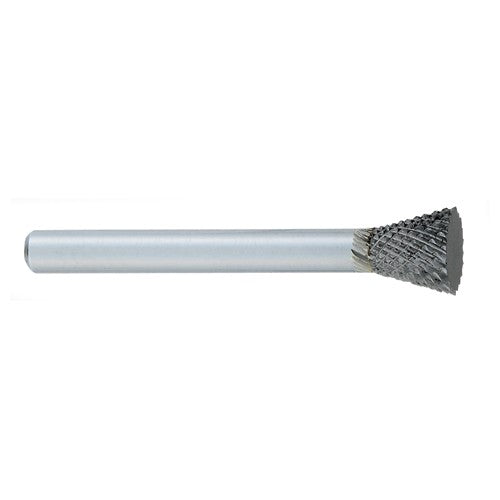 ‎SN-1 -1/4 × 5/16 LOC × 1/4 Shank × 2 OAL Inverted Taper Carbide Medium Tough Cut Burr - Americas Industrial Supply