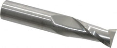 Atrax - 5/8", 1-1/4" LOC, 5/8" Shank Diam, 3-1/2" OAL, 2 Flute, Solid Carbide Square End Mill - Single End, Uncoated, Spiral Flute, 30° Helix, Centercutting, Right Hand Cut - Americas Industrial Supply