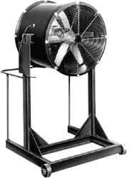 Americraft - 36" Blade, Direct Drive, 3 hp, 20,500 CFM, High Floor Stand Blower with Wheels - 9.6/4.8 Amps, 230/460 Volts, 1 Speed, Three Phase - Americas Industrial Supply