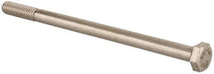 Value Collection - M6x1.00mm Metric Coarse, 100mm Length Under Head Hex Head Cap Screw - Partially Threaded, Grade 18-8 Stainless Steel, Uncoated, 10mm Hex - Americas Industrial Supply