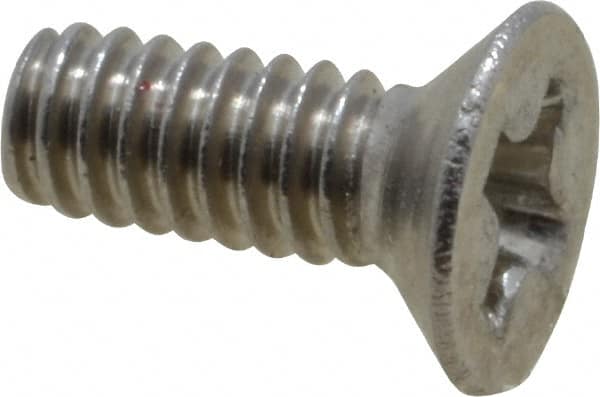 Value Collection - M2x0.40 Metric Coarse, 5mm OAL Phillips Drive Machine Screw - Flat Head, Grade 18-8 & A2 Stainless Steel, Uncoated, Without Washer - Americas Industrial Supply