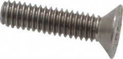 Value Collection - M2.5x0.45 Metric Coarse, 10mm OAL Phillips Drive Machine Screw - Flat Head, Grade 18-8 & A2 Stainless Steel, Uncoated, Without Washer - Americas Industrial Supply
