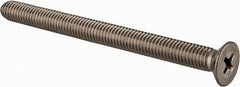 Value Collection - M5x0.80 Metric Coarse, 60mm OAL Phillips Drive Machine Screw - Flat Head, Grade 18-8 & A2 Stainless Steel, Uncoated, Without Washer - Americas Industrial Supply