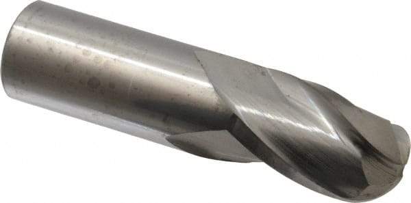 Atrax - 1" Diam, 1-1/2" LOC, 3 Flute Solid Carbide Ball End Mill - Uncoated, Single End, 4" OAL, 1" Shank Diam - Americas Industrial Supply