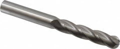 Atrax - 5/8" Diam, 3" LOC, 4 Flute Solid Carbide Ball End Mill - Uncoated, Single End, 6" OAL, 5/8" Shank Diam - Americas Industrial Supply