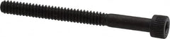 Made in USA - #6-32 UNC Hex Socket Drive, Socket Cap Screw - Alloy Steel, Black Oxide Finish, Partially Threaded, 1-1/2" Length Under Head - Americas Industrial Supply