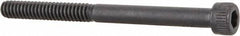 Made in USA - #6-32 UNC Hex Socket Drive, Socket Cap Screw - Alloy Steel, Black Oxide Finish, Partially Threaded, 1-3/4" Length Under Head - Americas Industrial Supply