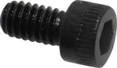 Made in USA - #8-32 UNC Hex Socket Drive, Socket Cap Screw - Alloy Steel, Black Oxide Finish, Fully Threaded, 5/16" Length Under Head - Americas Industrial Supply