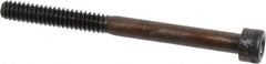 Made in USA - #10-24 UNC Hex Socket Drive, Socket Cap Screw - Alloy Steel, Black Oxide Finish, Partially Threaded, 2-1/4" Length Under Head - Americas Industrial Supply