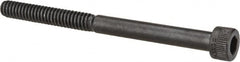 Made in USA - #10-24 UNC Hex Socket Drive, Socket Cap Screw - Alloy Steel, Black Oxide Finish, Partially Threaded, 2-1/2" Length Under Head - Americas Industrial Supply