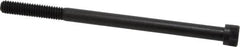 Made in USA - 5/16-18 UNC Hex Socket Drive, Socket Cap Screw - Alloy Steel, Black Oxide Finish, Partially Threaded, 5" Length Under Head - Americas Industrial Supply