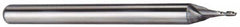 M.A. Ford - 5/16", 1/2" LOC, 5/16" Shank Diam, 2" OAL, 2 Flute, Solid Carbide Square End Mill - Single End, Uncoated, Spiral Flute, 30° Helix, Centercutting, Right Hand Cut, Right Hand Flute, Series 164 - Americas Industrial Supply