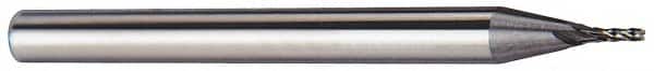 M.A. Ford - 3/4", 1" LOC, 3/4" Shank Diam, 3" OAL, 4 Flute, Solid Carbide Square End Mill - Single End, TiAlN Finish, Spiral Flute, 30° Helix, Centercutting, Right Hand Cut, Right Hand Flute, Series 163 - Americas Industrial Supply