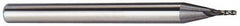 M.A. Ford - 3/4", 1" LOC, 3/4" Shank Diam, 3" OAL, 4 Flute, Solid Carbide Square End Mill - Single End, TiAlN Finish, Spiral Flute, 30° Helix, Centercutting, Right Hand Cut, Right Hand Flute, Series 163 - Americas Industrial Supply