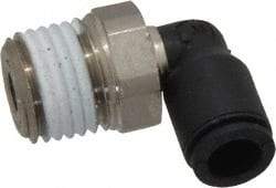 Legris - 6mm Outside Diam, 1/4 NPT, Nylon Push-to-Connect Tube Male Elbow - 290 Max psi, Tube to Male NPT Connection, Buna Nitrile O-Ring - Americas Industrial Supply