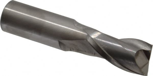 Atrax - 22mm, 38mm LOC, 22mm Shank Diam, 100mm OAL, 2 Flute, Solid Carbide Square End Mill - Single End, Uncoated, Spiral Flute, 30° Helix, Centercutting, Right Hand Cut - Americas Industrial Supply