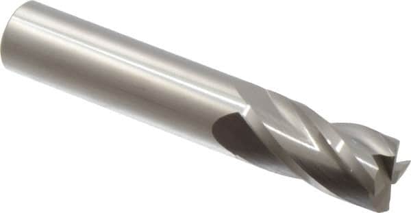 Atrax - 18mm, 38mm LOC, 18mm Shank Diam, 100mm OAL, 4 Flute, Solid Carbide Square End Mill - Single End, Uncoated, Spiral Flute, 30° Helix, Centercutting, Right Hand Cut - Americas Industrial Supply