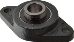 Browning - 3/4" ID, 4-13/32" OAL x 2-1/2" OAH 2-Bolt Flange - 1,444 Lb Static Cap, 2,611 Lb Dyn Cap, 3-17/32" Btw Mnt Hole Ctrs, Cast Iron - Americas Industrial Supply