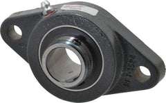 Browning - 1" ID, 4-7/8" OAL x 2-3/4" OAH 2-Bolt Flange - 1,651 Lb Static Cap, 2,801 Lb Dyn Cap, 3-57/64" Btw Mnt Hole Ctrs, Cast Iron - Americas Industrial Supply