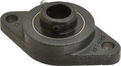 Browning - 7/8" ID, 4-7/8" OAL x 2-3/4" OAH 2-Bolt Flange - 1,651 Lb Static Cap, 2,801 Lb Dyn Cap, 3-57/64" Btw Mnt Hole Ctrs, Cast Iron - Americas Industrial Supply