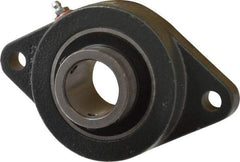 Browning - 1-1/2" ID, 6-3/4" OAL x 4-1/8" OAH 2-Bolt Flange - 4,467 Lb Static Cap, 7,340 Lb Dyn Cap, 5-21/32" Btw Mnt Hole Ctrs, Cast Iron - Americas Industrial Supply