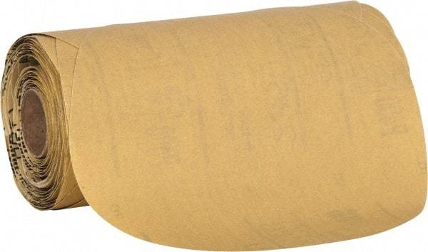 3M - 6" Diam, 400 Grit Aluminum Oxide Adhesive PSA Disc - Extra Fine Grade, Yellow, C Weighted Backing, Flexible, Use with Random Orbital Sanders - Americas Industrial Supply