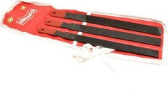 Simonds File - 3 Piece American Pattern File Set - 8", 10" Long, Bastard Coarseness, Paddle Handle, Set Includes Mill - Americas Industrial Supply