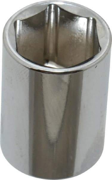 Paramount - 5/8", 3/8" Drive, Standard Hand Socket - 6 Points, 1-3/16" OAL, Steel, Chrome Finish - Americas Industrial Supply