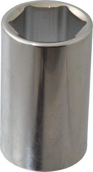 Paramount - 1-5/16", 1/2" Drive, Deep Hand Socket - 6 Points, 3-1/2" OAL, Steel, Chrome Finish - Americas Industrial Supply