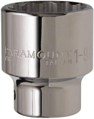 Paramount - 1-9/16", 3/4" Drive, Standard Hand Socket - 12 Points, 2-5/8" OAL - Americas Industrial Supply