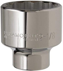 Paramount - 2-1/8", 3/4" Drive, Standard Hand Socket - 12 Points, 3-13/64" OAL - Americas Industrial Supply