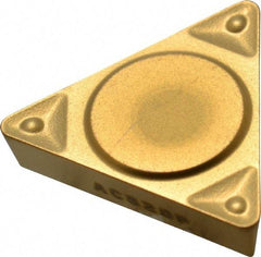 Sumitomo - TPMR322 ENF Grade AC820P Carbide Turning Insert - 60° Triangle, 3/8" Inscr Circle, 1/8" Thick, 1/32" Corner Radius - Americas Industrial Supply