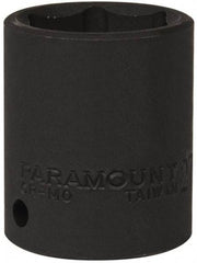 Paramount - 1/2" Drive 27mm Standard Impact Socket - 6 Points, 2" OAL - Americas Industrial Supply