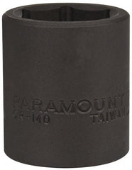 Paramount - 1/2" Drive 23mm Standard Impact Socket - 6 Points, 1-1/2" OAL - Americas Industrial Supply