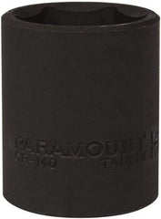 Paramount - 1/2" Drive 1-1/16" Standard Impact Socket - 6 Points, 1-3/4" OAL - Americas Industrial Supply